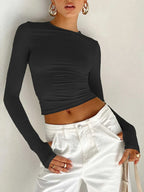 Long Sleeve Crop Top