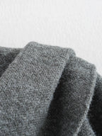 Asymmetric Knit Coat