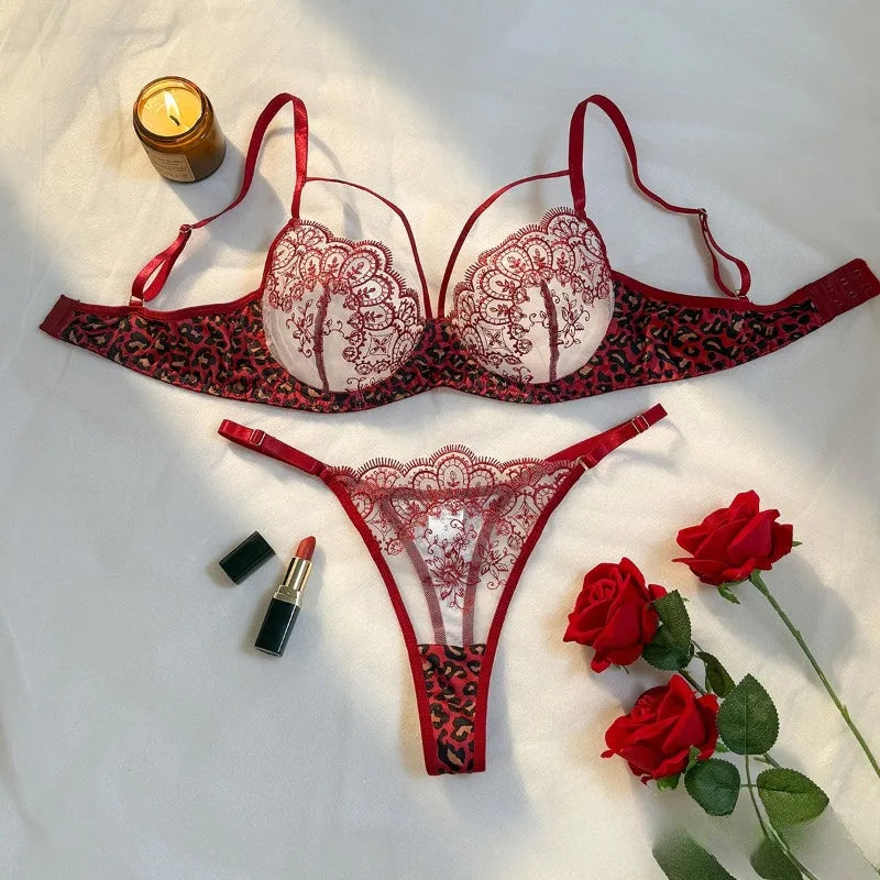 Embroidered Tulle Set
