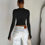 Long Sleeve Crop Top