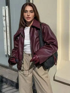 Bordeaux Moto Jacket