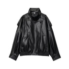 Noir Oversized Leather