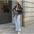 Belted Aviator Jacket