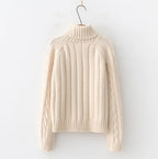 Long neck sweater