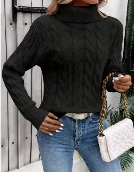 Cable Knit Turtleneck