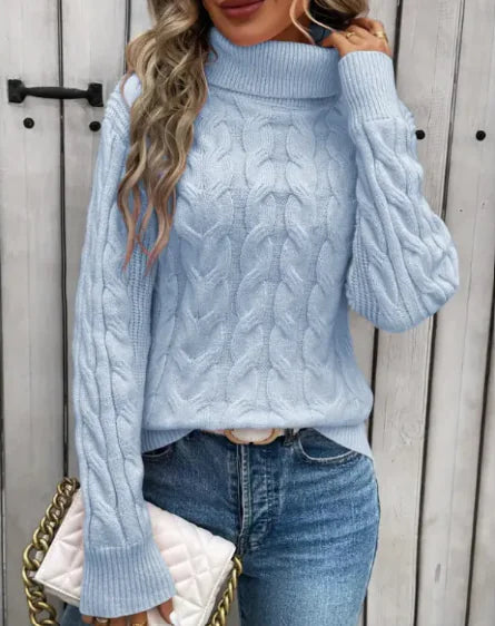 Cable Knit Turtleneck