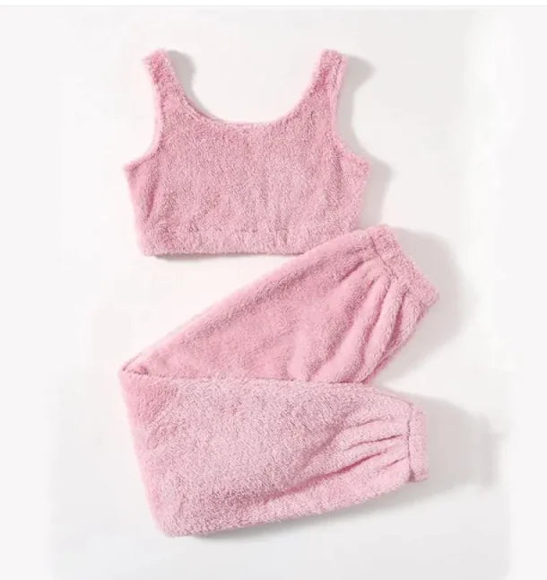 Plush Pajama Set